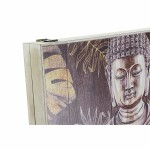 Dulap de chei DKD Home Decor Negru Auriu* Lemn MDF 2 Unități 46,5 x 6 x 31,5 cm