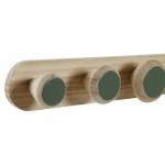 Cuier de perete DKD Home Decor Plastic Lemn MDF Tropical 48 x 6 x 7,5 cm (2 Unități)