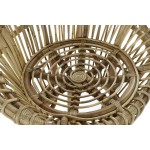 Fotoliu DKD Home Decor 8424001750092 Natural Bumbac Alb Ratan (74 x 67 x 85 cm)