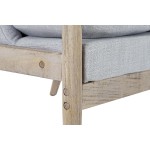 Fotoliu DKD Home Decor Natural Gri deschis Brad 68 x 69 x 89 cm