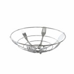 Fructieră DKD Home Decor Argintiu Metal Plastic