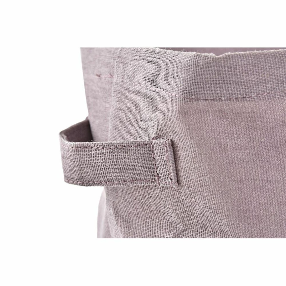 Coș DKD Home Decor Galben Albastru Castaniu Pânză Modern 20 x 16 x 15 cm (3 Unități)