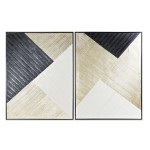 Pânză DKD Home Decor Modern Geometric (93 x 3,5 x 123 cm) (2 Unități)