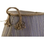 Coș DKD Home Decor Albastru Roșu Fibră naturală 40 x 40 x 45 cm (2 Unități)