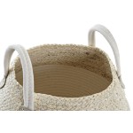 Coș DKD Home Decor Alb Natural Fibră naturală 37 x 37 x 25 cm