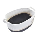 Set de Coșuri DKD Home Decor Alb Gri Crem 60 x 31 x 25 cm 3 Piese