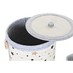 Coș Multifuncțional DKD Home Decor Bambus Stele 36 x 36 x 50 cm