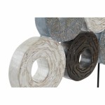 Figură Decorativă DKD Home Decor Multicolor Fier Cercuri (49 x 10 x 47 cm)