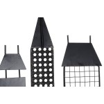 Decorațiune de Perete DKD Home Decor Negru Auriu* Loft 105 x 6 x 56 cm
