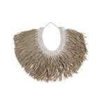 Decorațiune de Perete DKD Home Decor Bej Maro Scoici Fibră (70 x 3 x 57 cm)