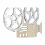 Decorațiune de Perete DKD Home Decor 32 x 2 x 70 cm Negru Gri Vintage (2 Unități)