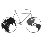 Decorațiune de Perete DKD Home Decor Bicicletă Metal (74 x 10 x 43.5 cm) (74 x 10 x 43,5 cm)