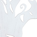 Decorațiune de Perete DKD Home Decor 100 x 1 x 100 cm Negru Alb Indian (2 Unități)