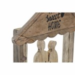 Figură Decorativă DKD Home Decor Maro Lemn de mango Modern Familie (30 x 8 x 39 cm)