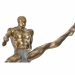 Figură Decorativă DKD Home Decor Lume Auriu* Rășină Gimnast / Gimnastă Modern (29 x 16 x 33 cm)