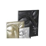 Figură Decorativă DKD Home Decor Negru Auriu* Buda Oriental 22,5 x 8 x 30,7 cm (2 Unități)