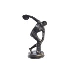 Figură Decorativă DKD Home Decor Discobolus Cupru Rășină (19 x 17 x 34 cm)