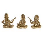 Figură Decorativă DKD Home Decor Rășină Indian (31 x 15,5 x 30 cm) (3 Unități)