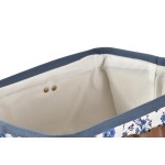 Cutie de depozitare DKD Home Decor Albastru Alb 40 x 30 x 30 cm