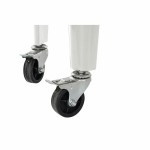 Frigider Portabil DKD Home Decor Alb Cu roți Oțel PP (56 L) (74 x 43 x 80 cm)