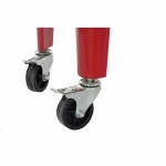 Frigider DKD Home Decor Roșu Cu roți 74 x 43 x 80 cm Oțel polipropilenă 56 L (74 x 43 x 80 cm)