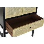 Dulap DKD Home Decor 80 x 38 x 160 cm Brad Natural Negru