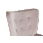 Fotoliu DKD Home Decor Roz Poliester Lemn 67 x 69 x 96 cm 75 x 69 x 96 cm