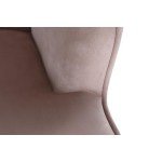 Fotoliu DKD Home Decor Roz Poliester Lemn 67 x 69 x 96 cm 75 x 69 x 96 cm