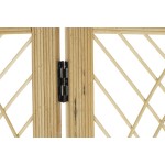Paravan pliant DKD Home Decor 136 x 2,5 x 180 cm Metal Bambus 30 x 40 cm