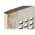 Paravan pliant DKD Home Decor Alb Lemn de mango Lemn MDF 150 x 2 x 180 cm