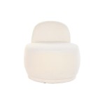Fotoliu DKD Home Decor Alb 66 x 66 x 66 cm