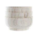 Ghiveci DKD Home Decor Maro Natural Pătrat Boho 17 x 17 x 16 cm