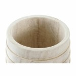 Ghiveci DKD Home Decor Maro Natural Pătrat Boho 17 x 17 x 16 cm
