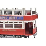 Figură Decorativă DKD Home Decor Roșu Verde Tren Vintage 28 x 9 x 20 cm (2 Unități)