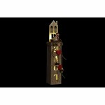 Decorare ușoară DKD Home Decor Crăciun Natural (6,5 x 7,5 x 36 cm) (2 Unități)