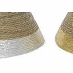 Covoraș pentru bradul de crăciun DKD Home Decor Fibră Iarbă de mare (57 x 57 x 28 cm) (3 Unități)