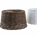 Covoraș pentru bradul de crăciun DKD Home Decor răchită (39 x 39 x 22 cm) (2 Unități)