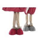Figură Decorativă DKD Home Decor Crăciun Ren Poliester (20 x 10 x 58 cm) (2 Unități)