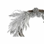 Coroană de Crăciun DKD Home Decor Metal Poliester (50 x 6 x 40 cm) (2 Unități)