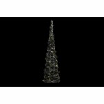 Decorare ușoară DKD Home Decor Auriu* Argintiu Natural 19 x 19 x 62 cm Conuri Crăciun AA x 2, nu sunt incluse (2 Unități)