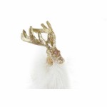 Ornament de Crăciun DKD Home Decor Rășină Ren (8 x 4 x 12 cm)