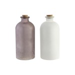 Decorare ușoară DKD Home Decor Crăciun Maro Alb (11 x 11 x 25 cm) (2 Unități)