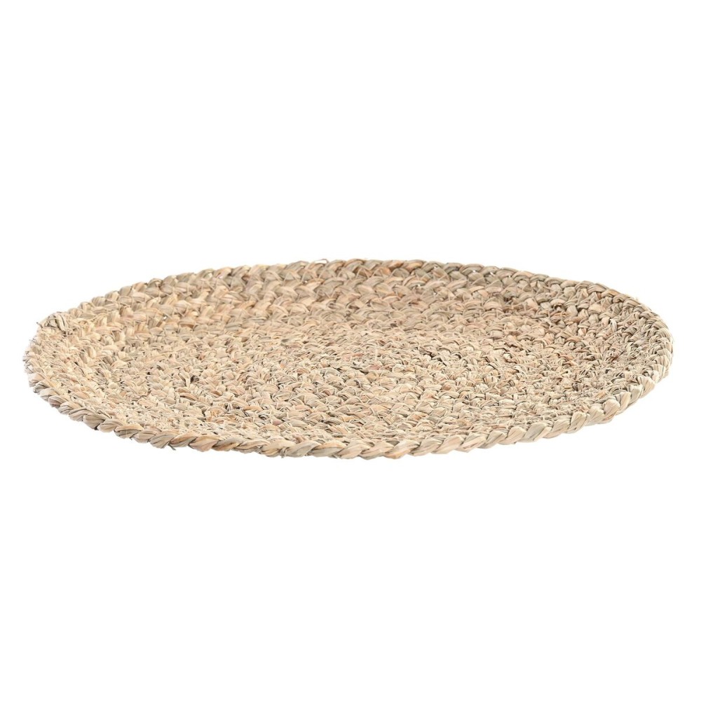 Suport Protecție pentru Masă DKD Home Decor Natural Fibră naturală (32 x 0,5 x 32 cm)
