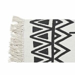 Covor DKD Home Decor 160 x 250 x 0,7 cm Negru Poliester Bumbac Alb Ikat Boho