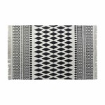 Covor DKD Home Decor Negru Alb (120 x 180 x 0,7 cm)