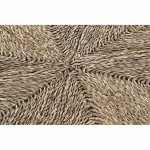 Covor DKD Home Decor 150 x 0,5 x 150 cm Natural Poliester Iarbă de mare