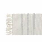 Covor DKD Home Decor 120 x 180 x 0,75 cm Gri Poliester Alb Franjuri Boho (2 Unități)