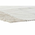 Covor DKD Home Decor 120 x 180 x 0,75 cm Gri Poliester Alb Franjuri Boho (2 Unități)