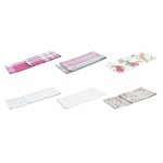 Set de lavete/prosoape de bucătărie DKD Home Decor Maro Roșu Verde Bej 60 x 0,5 x 40 cm Květiny Păsări