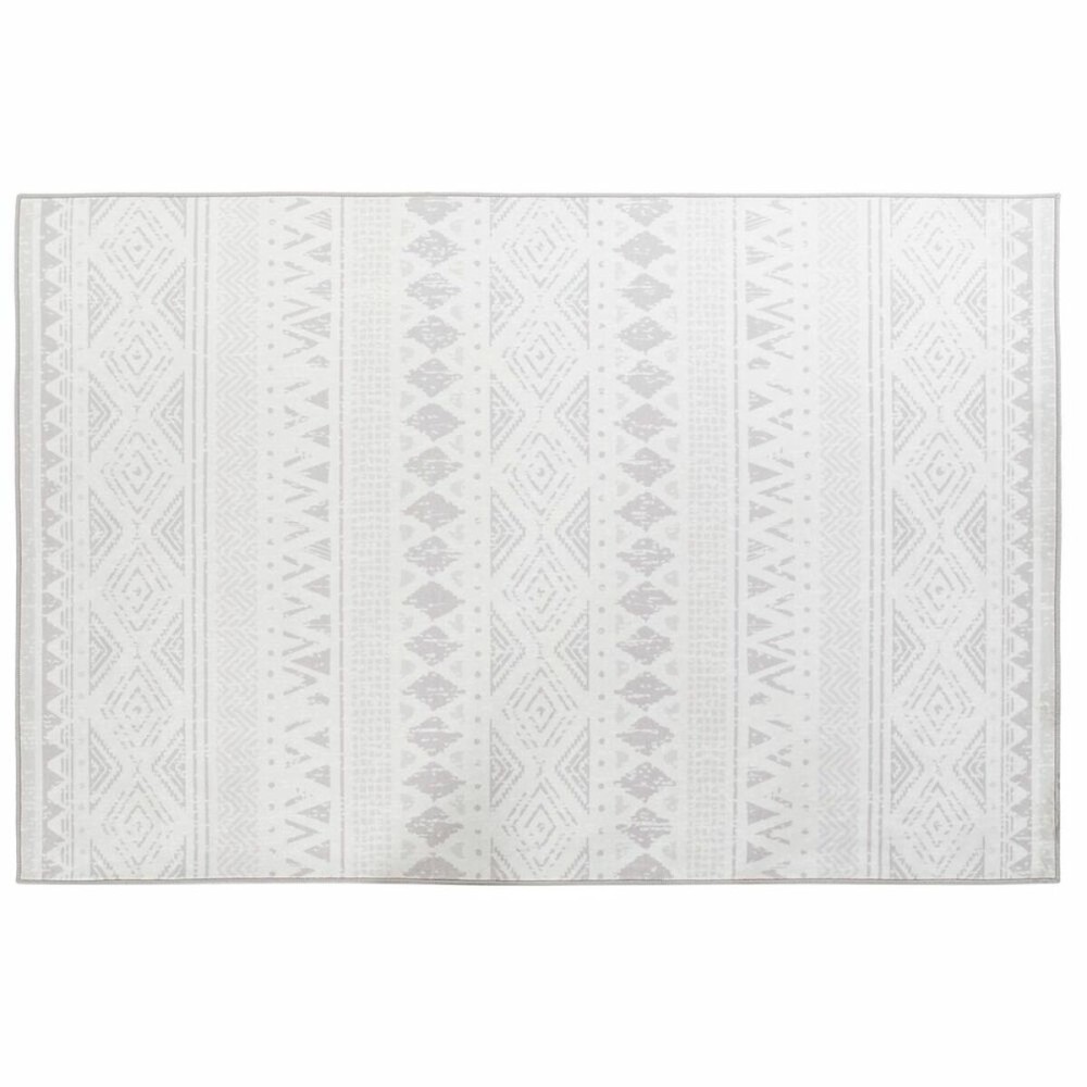 Covor DKD Home Decor Bej Alb Ikat (200 x 290 x 0,4 cm)